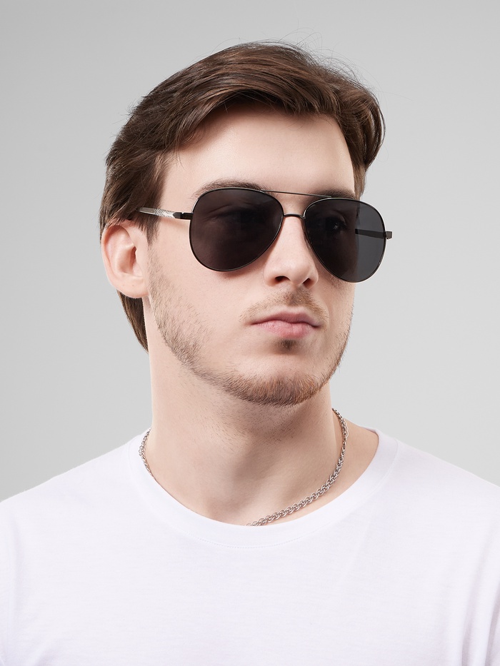 Очки солнцезащитные «OneSun. Авиаторы», UV 400, линза 5.5×6 см - Фото 1