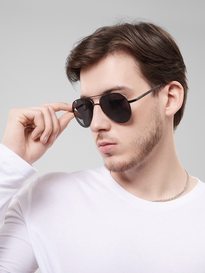 Очки солнцезащитные «OneSun. Авиаторы», UV 400, линза 5.5×6 см