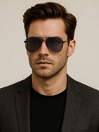 Очки солнцезащитные «OneSun. Авиаторы», UV 400, линза 5.5×6 см - Фото 7