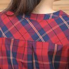 Блуза, размер 50, рост 164 см, цвет красный/тёмно-синий (арт. 4889а С+) - Фото 4
