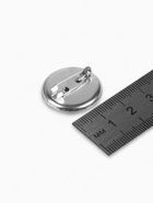 Основа для броши с круглым основанием СМ-367, (набор 5 шт.) 23 мм, цвет серебро - Фото 2