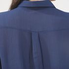 Блуза женская 4887в цвет т. Синий, р-р 54, рост 164 см - Фото 4