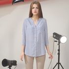 Блуза, размер 50, рост 164 см, цвет белый (арт. 4891б С+) - Фото 5