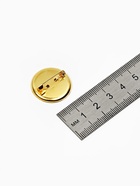 Основа для броши с круглым основанием СМ-367, (набор 5 шт.) 25 мм, цвет золото - Фото 2