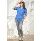 Рубашка женская 4890а, размер 44, рост 164 см, цвет голубой - Фото 1