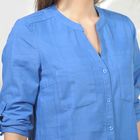 Рубашка женская 4890а, размер 44, рост 164 см, цвет голубой - Фото 3