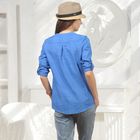 Рубашка женская 4890а, размер 44, рост 164 см, цвет голубой - Фото 6