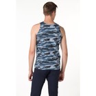 Майка мужская, размер 56, цвет серый камуфляж - Фото 4