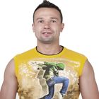 Майка мужская арт.0350, цвет жёлтый, р-р XL - Фото 4