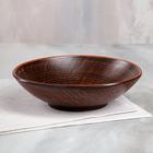 Тарелка "Гладкая", глубокая, красная глина, 0.7 л - Фото 1