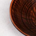 Тарелка "Гладкая", глубокая, красная глина, 0.7 л - Фото 3