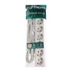 Сетевой фильтр "Гарнизон", 6 розеток, 3 м, 10 А, 2200 Вт, с з/к, белый - Фото 11