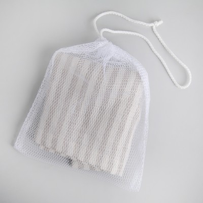 Мешок для стирки колготок и нижнего белья, 20×24 см, цвет белый