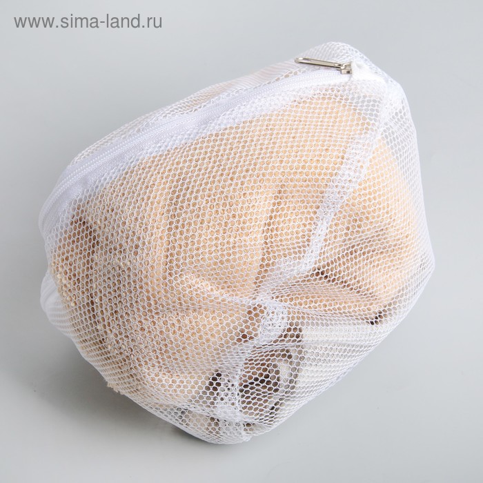 Мешок для стирки бюстгальтеров, 28×4 см, цвет белый - Фото 1
