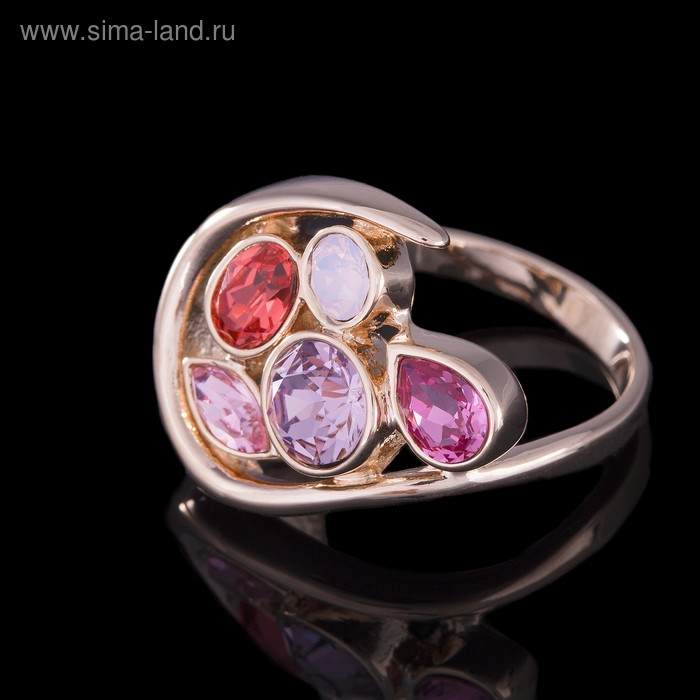 Кольцо «Сорбе», размер 18, цветной в золоте - Фото 1