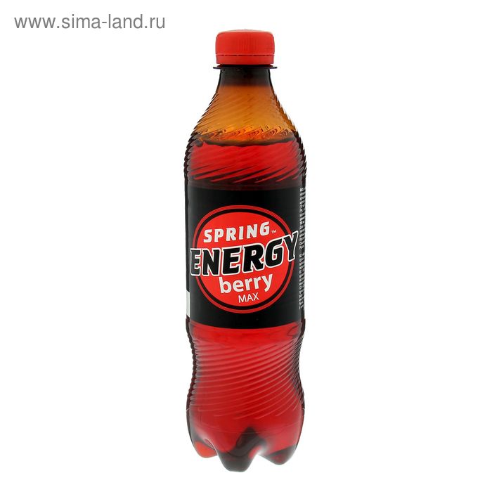 Напиток энергетический SPRING ENERGY Красные ягоды, 0,5 л - Фото 1