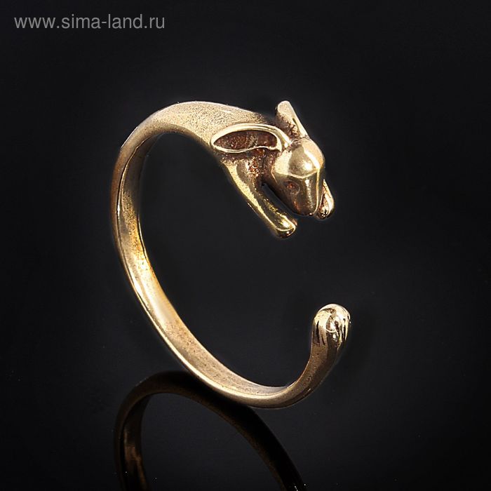 Кольцо «Зайя», размер 16, цвет бронзовый - Фото 1