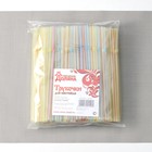 Трубочки одноразовые для напитков Доляна, 21 см, d=5 мм, неоновые, с гофрой, МИКС, 250 шт. - Фото 5