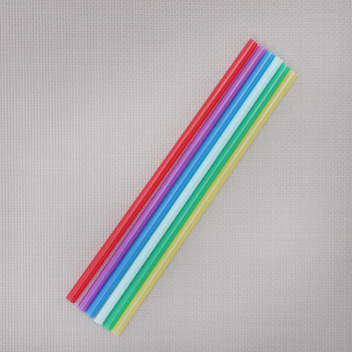 Трубочки одноразовые для коктейля Доляна Fresh, 0,7×21 см, 250 шт, цвет микс - фото 1892121809