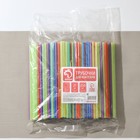 Трубочки одноразовые для напитков Доляна Fresh, 21 см, d=7 мм, МИКС, 250 шт. - Фото 4