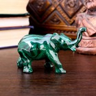Сувенир "Слон", натуральный малахит - Фото 1