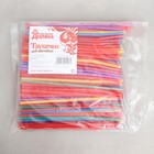 Трубочки одноразовые для напитков Доляна, 21 см, d=5 мм, МИКС, 250 шт. - Фото 4