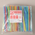 Трубочки одноразовые для напитков Доляна, 21 см, d=5 мм, МИКС, 250 шт. - Фото 5