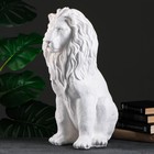 Фигура "Лев сидящий" белый, 40х25х56см - Фото 4