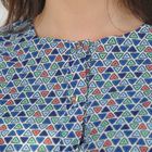 Блуза, размер 50, рост 164 см, цвет синий/красный/зелёный (арт. 4885а С+) - Фото 3