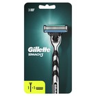 Бритвенный станок Gillette Mach3 + 2 сменные кассеты, 3 лезвия - Фото 2