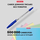 Ручка шариковая ErichKrause R-301 Classic Stick & Grip, узел 1.0 мм, синяя, с резиновым держателем, мягкое и комфортное письмо - Фото 5