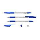 Ручка шариковая ErichKrause R-301 Classic Stick & Grip, узел 1.0 мм, чернила синие, резиновый упор, длина линии письма 800 метров - Фото 3