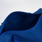Сумка спортивная на молнии, длинный ремень, цвет синий - Фото 3