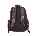Рюкзак молодёжный на молнии "Лео", 1 отдел, 1 наружный карман, усиленная спинка, красный - Фото 3