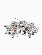 Брошь «Цветы шиповника», цветная в серебре - Фото 3