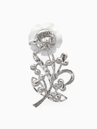 Брошь «Цветок», роза нежная, цвет белый в серебре - Фото 3