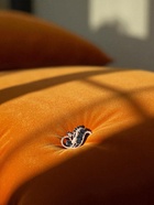 Брошь «Павлин черничный», чёрная в золоте - Фото 6