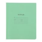 Тетрадь 24 листов клетка «Зелёная обложка», белизна 95% (по 20 штук в запайке) - Фото 1