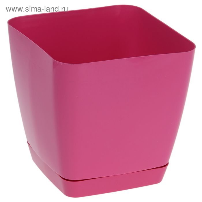 Горшок «Тоскана», d=19 см, цвет розовый - Фото 1