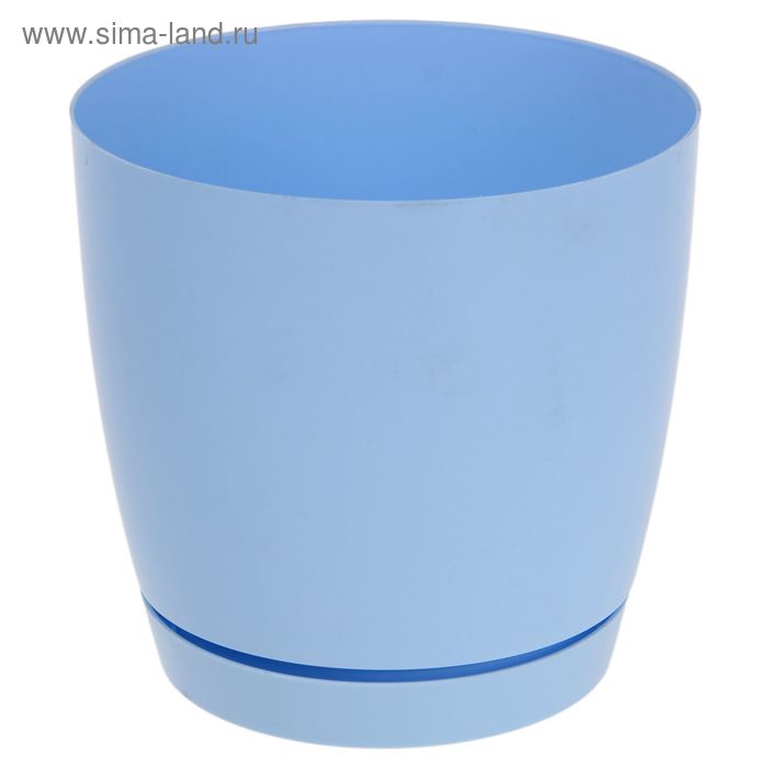 Горшок «Тоскана», d=19 см, цвет голубой - Фото 1