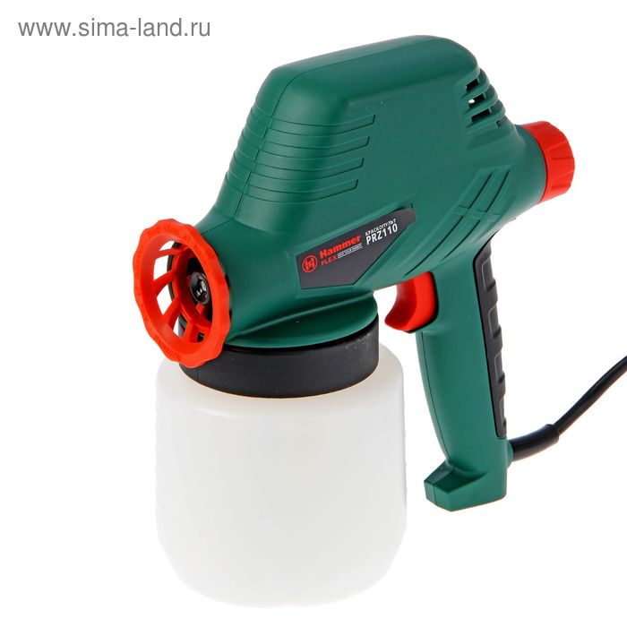 Краскопульт Hammer flex PRZ110, электрический, 110Вт, 0-300 г/мин, 800 м, до 120 DIN - Фото 1