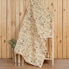 Полотенце для бани "Медведь" 80х 150 см, хлопок вафельное полотно - Фото 1