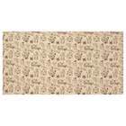 Полотенце для бани "Медведь" 80х 150 см, хлопок вафельное полотно - Фото 2