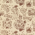 Полотенце для бани "Медведь" 80х 150 см, хлопок вафельное полотно - Фото 3