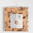 Простыня для бани "Банька" 145х 180 см, 100% хл, вафельное полотно - Фото 5