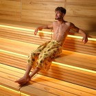 Полотенце для бани «С легким паром» муж. килт, 75×150 см, хлопок, вафельное полотно - Фото 1