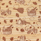 Полотенце для бани «Банька» 80×150 см, хлопок вафельное полотно - Фото 3