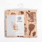 Полотенце для бани «Банька» 80×150 см, хлопок вафельное полотно - Фото 5