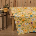 Простыня вафельная для бани «Русское поле», 145×180 см, хлопок 100% - Фото 1