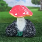 Садовая фигура "Семья ёжиков под грибом", разноцветная, гипс, 25 см - Фото 3